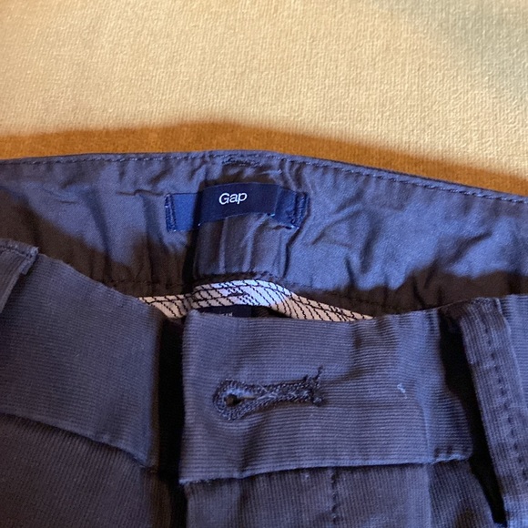 Gap slim straight leg mid rise gray pants - Picture 3 of 6